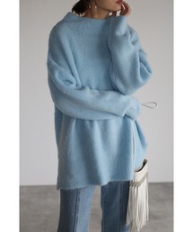 Bonjour Sagan | 【2021-2022 A/W 新作】アルパカ混ハイネックプルオーバー(ニット/セーター)