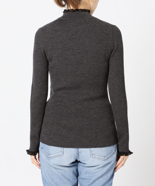 美品✨IÉNA イエナ ウールカシミヤ リブハイネックニット アイボリー フリー 美品✨IÉNA イエナ ウールカシミヤ リブハイネックニット