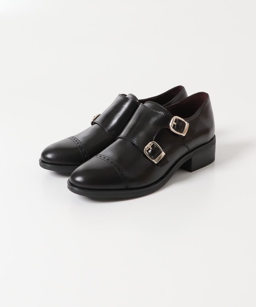 URBAN RESEARCH Sonny Label(アーバンリサーチサニーレーベル)の「BRYAN ダブルモンクストラップシューズ(ドレスシューズ・レディース・ブラウン/ブラック・37/38)」の4枚目の写真