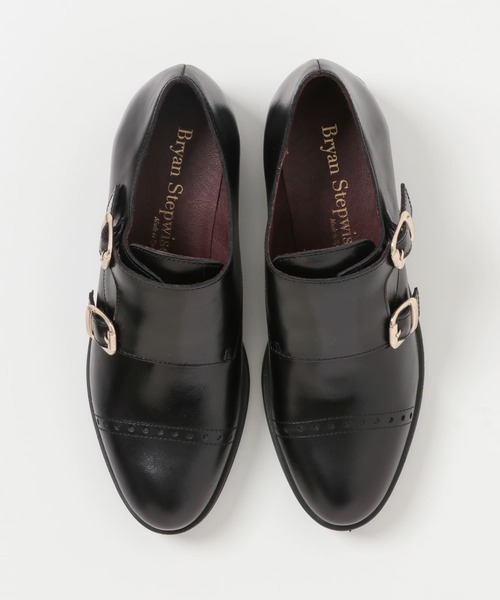 URBAN RESEARCH Sonny Label(アーバンリサーチサニーレーベル)の「BRYAN ダブルモンクストラップシューズ(ドレスシューズ・レディース・ブラウン/ブラック・37/38)」の9枚目の写真