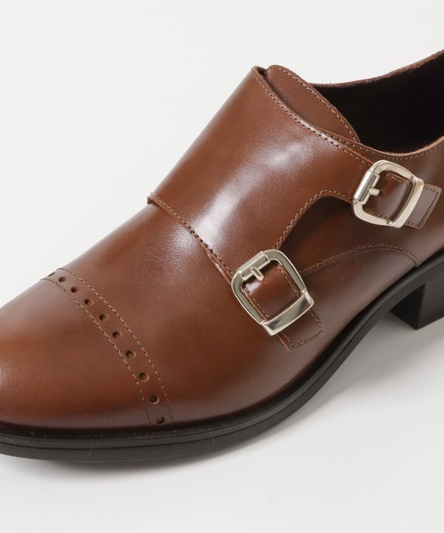 URBAN RESEARCH Sonny Label(アーバンリサーチサニーレーベル)の「BRYAN ダブルモンクストラップシューズ(ドレスシューズ・レディース・ブラウン/ブラック・37/38)」の10枚目の写真