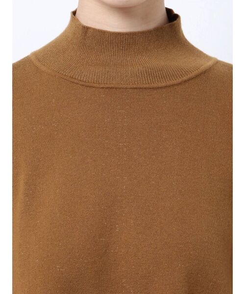 ELENDEEK（エレンディーク）の「フェイクレザーパイピングニット（ニット/セーター・レディース・オフホワイト/ブラック/ベージュ・FREE）」の15枚目の写真