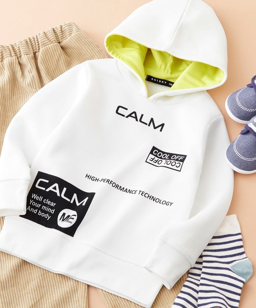 Shisky シスキー 柄プリント プルオーバー パーカー キッズ