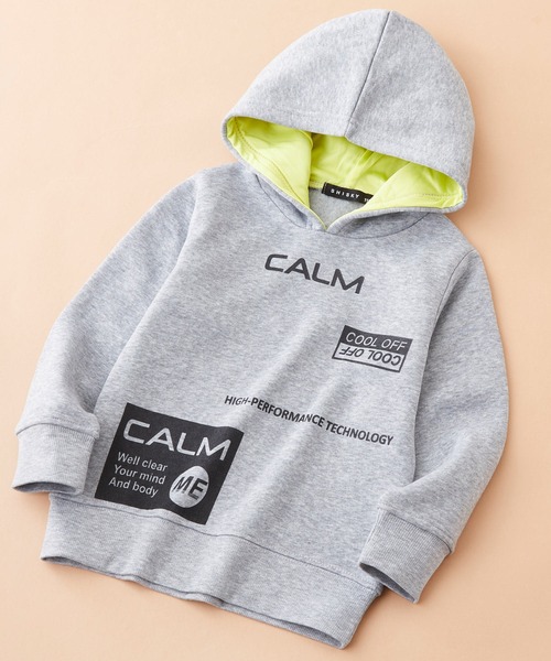 Shisky シスキー 柄プリント プルオーバー パーカー キッズ