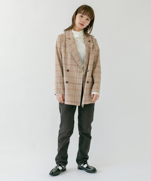 KBF（ケイビーエフ）の「スリットハイネックカットソー（Tシャツ/カットソー・レディース・ブラウン/アイボリー/グリーン系その他・ONE）」の21枚目の写真