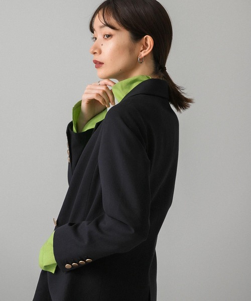 KBF（ケイビーエフ）の「スリットハイネックカットソー（Tシャツ/カットソー・レディース・ブラウン/アイボリー/グリーン系その他・ONE）」の11枚目の写真