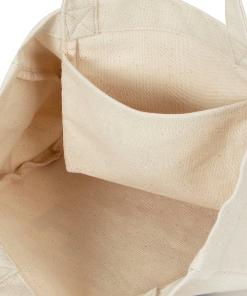 HUF（ハフ）の「HUF OG LOGO TOTE BAG S / HUF トートバッグ キャンバス（トートバッグ・メンズ・ナチュラル/ブラック・O/S）」の3枚目の写真