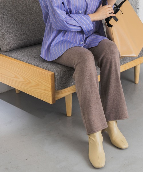 URBAN RESEARCH（アーバンリサーチ）の「ニットパンツ（その他パンツ・レディース・チャコールグレー/グレー系その他・FREE）」の8枚目の写真