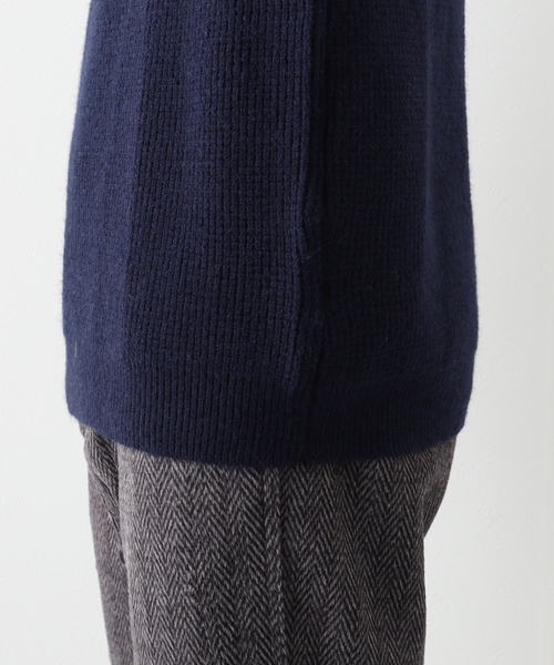 B.C STOCK（ベーセーストック）の「タックガラ クルーニット（ニット/セーター・メンズ・ベージュ/ネイビー/ボルドー・MEDIUM/LARGE）」の12枚目の写真