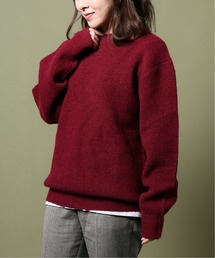 B.C STOCK | タックガラ クルーニット(ニット/セーター)