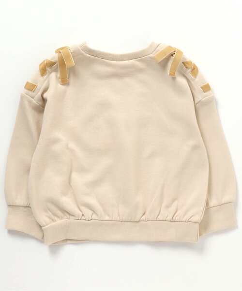 apres les cours(アプレレクール)の「レースUPトレーナー(スウェット・キッズ・アイボリー/オレンジ/ラベンダー/レンガ・140/100/120/130/80/90/110)」の6枚目の写真