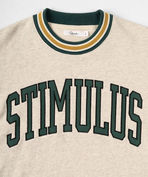 make a ray!(メイク ア レイ!)の「ビッグシルエット リブライン カレッジロゴ スウェット/トレーナー(スウェット・レディース・グレー/ホワイト系その他/グレー系その他/ホワイト系その他2・M/L)」の8枚目の写真