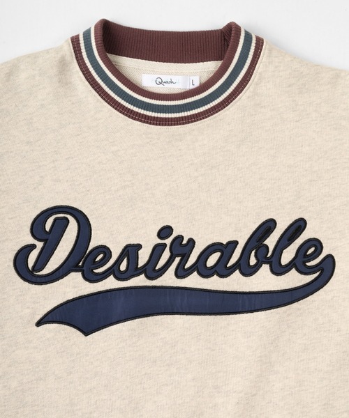 make a ray!(メイク ア レイ!)の「ビッグシルエット リブライン カレッジロゴ スウェット/トレーナー(スウェット・レディース・グレー/ホワイト系その他/グレー系その他/ホワイト系その他2・M/L)」の6枚目の写真