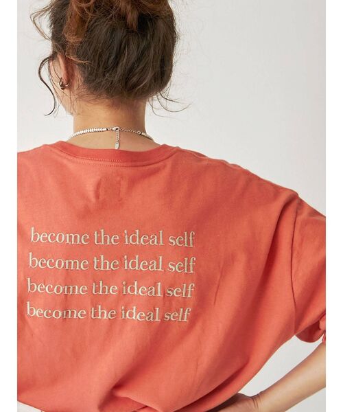 Ungrid（アングリッド）の「UngridロゴエンブロイダリーロングスリーブTee（Tシャツ/カットソー・レディース・オフホワイト/チャコールグレー/オレンジ/ミント・FREE）」の10枚目の写真