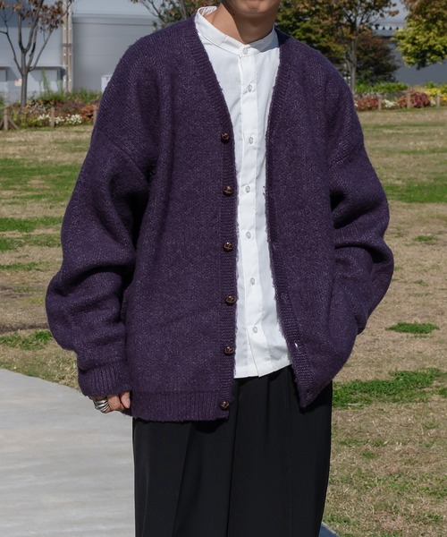 kutir（クティール）の「アソート起毛カーディガン（カーディガン/ボレロ・メンズ・レオパード/オレンジ/イエロー/カーキ/ダークパープル・MEDIUM/LARGE）」の3枚目の写真