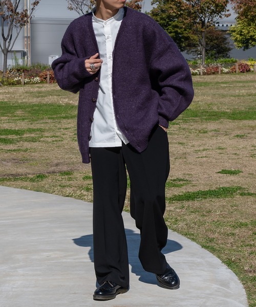 kutir（クティール）の「アソート起毛カーディガン（カーディガン/ボレロ・メンズ・レオパード/オレンジ/イエロー/カーキ/ダークパープル・MEDIUM/LARGE）」の7枚目の写真