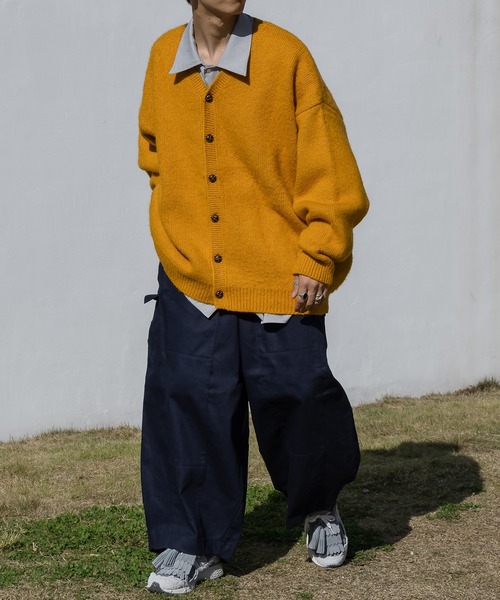 kutir（クティール）の「アソート起毛カーディガン（カーディガン/ボレロ・メンズ・レオパード/オレンジ/イエロー/カーキ/ダークパープル・MEDIUM/LARGE）」の20枚目の写真