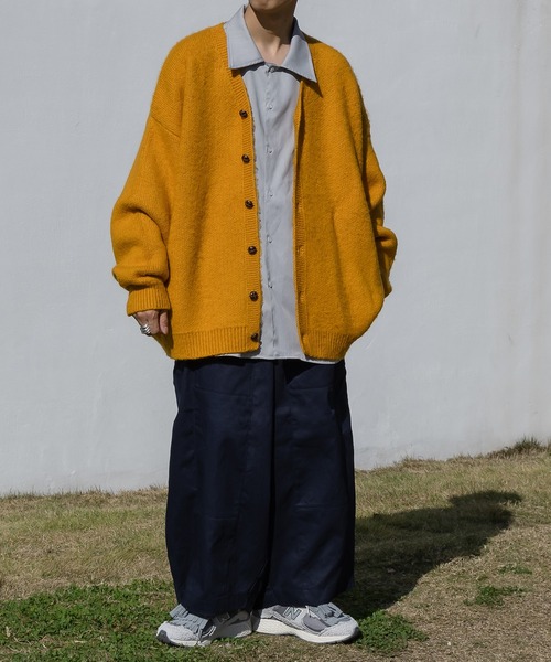 kutir（クティール）の「アソート起毛カーディガン（カーディガン/ボレロ・メンズ・レオパード/オレンジ/イエロー/カーキ/ダークパープル・MEDIUM/LARGE）」の14枚目の写真