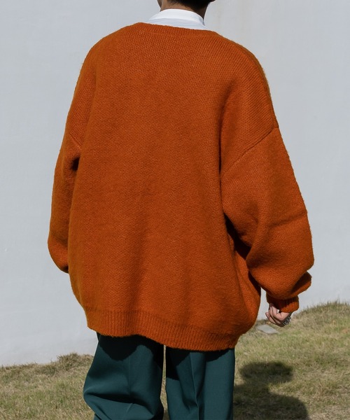 kutir（クティール）の「アソート起毛カーディガン（カーディガン/ボレロ・メンズ・レオパード/オレンジ/イエロー/カーキ/ダークパープル・MEDIUM/LARGE）」の10枚目の写真