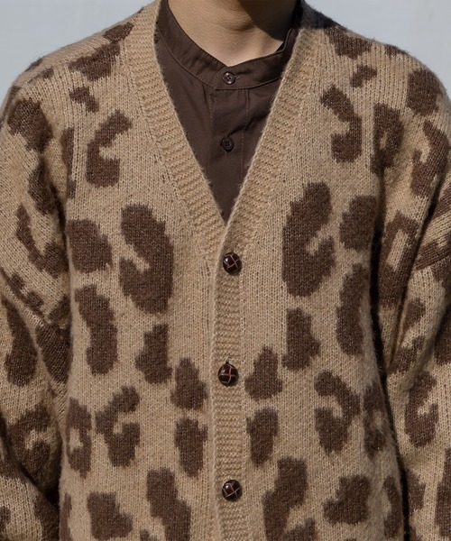 kutir（クティール）の「アソート起毛カーディガン（カーディガン/ボレロ・メンズ・レオパード/オレンジ/イエロー/カーキ/ダークパープル・MEDIUM/LARGE）」の17枚目の写真