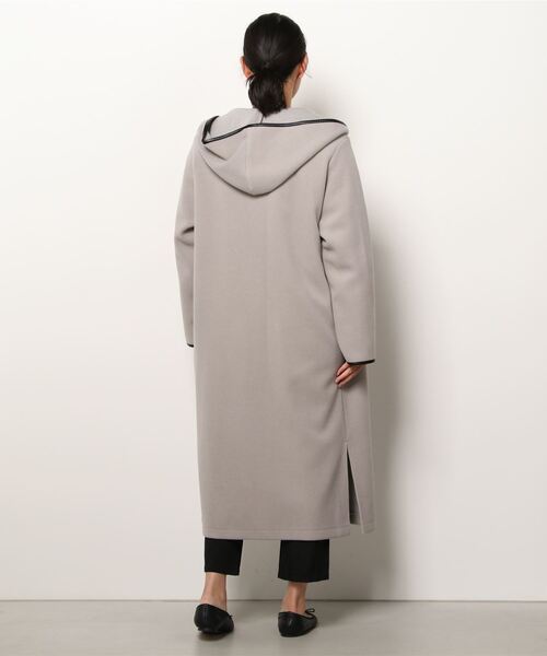 NOLLEY’S(ノーリーズ)の「◇【WEB限定】T/Rカットメルトンコート(その他アウター・レディース・チャコールグレー/ベージュ/ブラウン・FREE)」の9枚目の写真