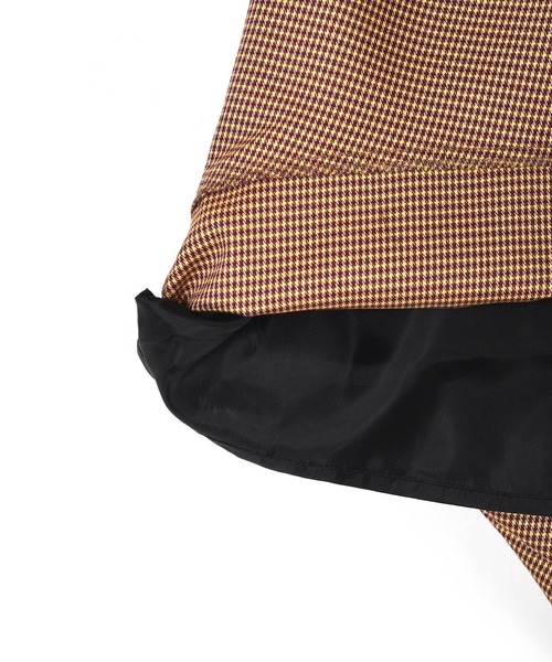 w closet（ダブルクローゼット）の「ツイードチェックマーメイドスカート（スカート・レディース・グリーン/ボルドー・FREE）」の7枚目の写真