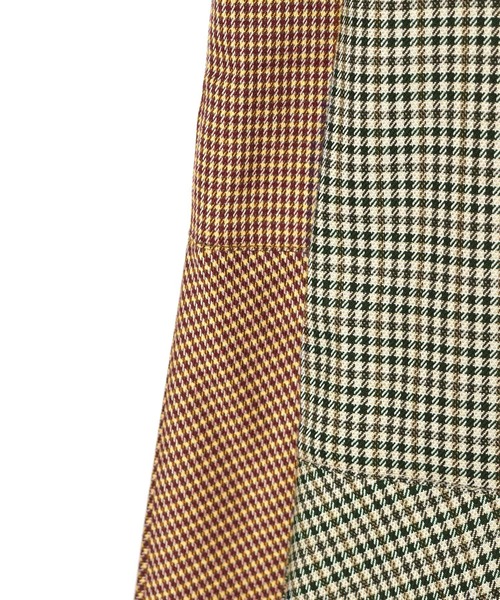 w closet（ダブルクローゼット）の「ツイードチェックマーメイドスカート（スカート・レディース・グリーン/ボルドー・FREE）」の8枚目の写真