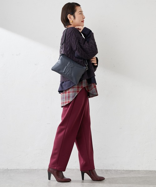 IO PELLE（イオペレ）の「【IOPELLE（イオペレ）】別注トラショルダーバッグ（ショルダーバッグ・レディース・ネイビー/マスタード・FREE）」の3枚目の写真