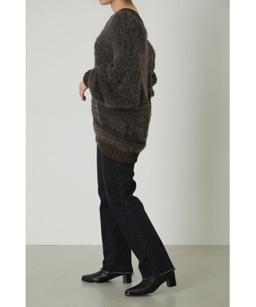 RIM.ARK（リムアーク）の「Slim fit denim（デニムパンツ・レディース・カーキ/ブラック/ホワイト・36/38）」の8枚目の写真