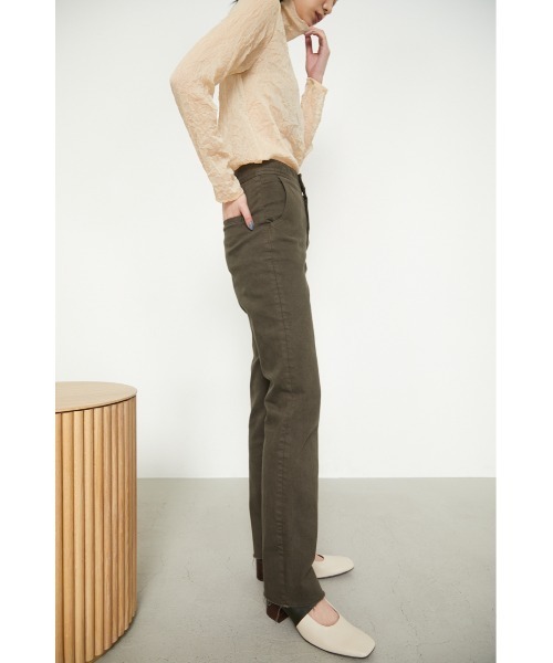 RIM.ARK（リムアーク）の「Slim fit denim（デニムパンツ・レディース・カーキ/ブラック/ホワイト・36/38）」の12枚目の写真