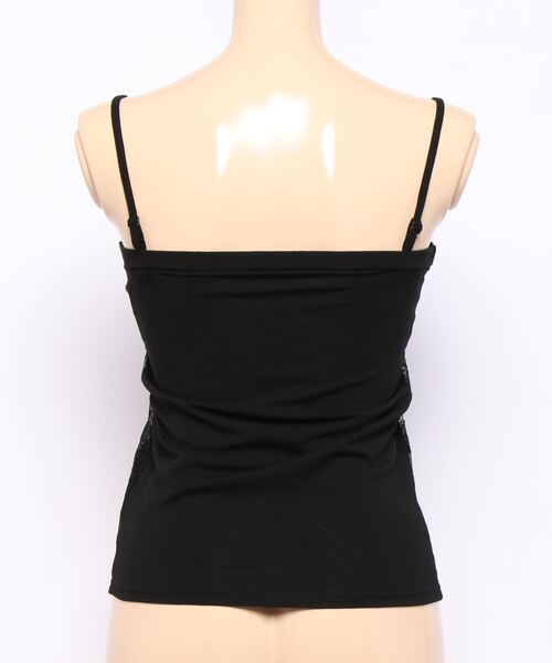 MERCURYDUO（マーキュリーデュオ）の「2WAYカップ付レースベアインナー（キャミソール・レディース・ブラック/ベージュ/オフホワイト・FREE）」の5枚目の写真