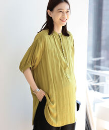 BEAMS BOY | BEAMS BOY / サテン ユーロ ヴィンテージ ショートスリーブ シャツ(シャツ/ブラウス)