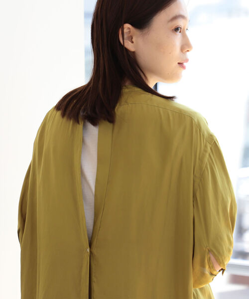 BEAMS BOY（ビームスボーイ）の「BEAMS BOY / サテン ユーロ ヴィンテージ ショートスリーブ シャツ（シャツ/ブラウス・レディース・ライラック/イエロー系その他・ONE SIZE）」の11枚目の写真