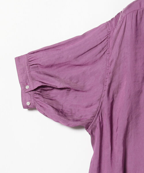 BEAMS BOY（ビームスボーイ）の「BEAMS BOY / サテン ユーロ ヴィンテージ ショートスリーブ シャツ（シャツ/ブラウス・レディース・ライラック/イエロー系その他・ONE SIZE）」の21枚目の写真