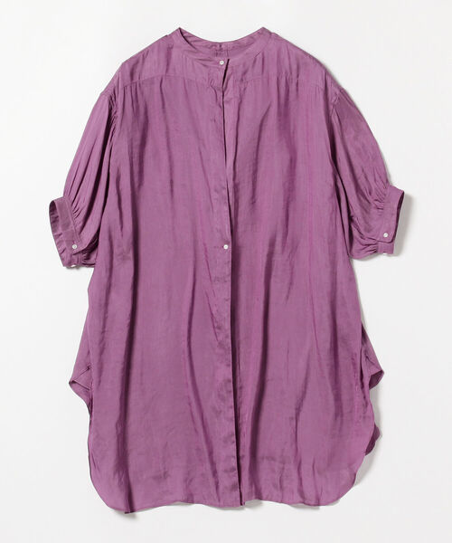 BEAMS BOY（ビームスボーイ）の「BEAMS BOY / サテン ユーロ ヴィンテージ ショートスリーブ シャツ（シャツ/ブラウス・レディース・ライラック/イエロー系その他・ONE SIZE）」の18枚目の写真