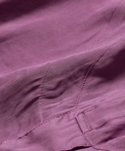 BEAMS BOY（ビームスボーイ）の「BEAMS BOY / サテン ユーロ ヴィンテージ ショートスリーブ シャツ（シャツ/ブラウス・レディース・ライラック/イエロー系その他・ONE SIZE）」の17枚目の写真