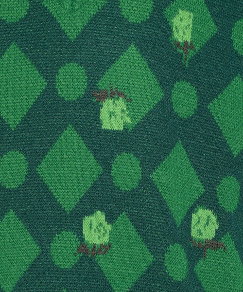 PBLIM（ページボーイリム）の「【PAGEBOYLIM】フラワーVネックベスト（ベスト・レディース・ブラック/グリーン・MEDIUM/LARGE）」の21枚目の写真