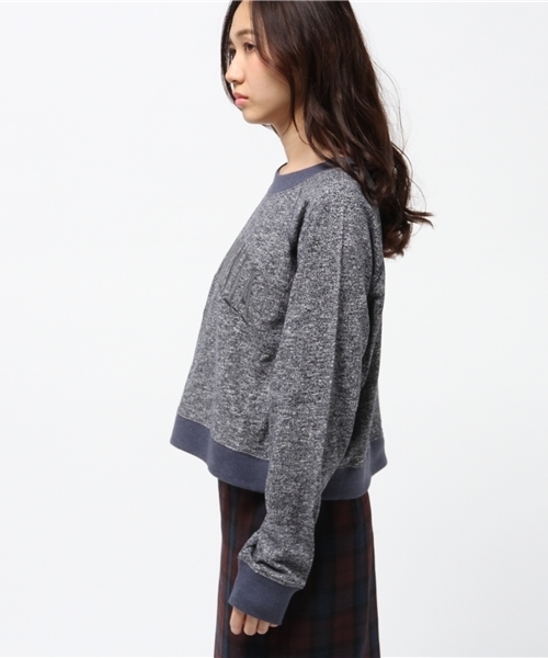 Kastane（カスタネ）の「【Kastane】CA刺繍裏毛プルオーバー（Tシャツ/カットソー・レディース・オフホワイト/ベビーピンク/グレー/ネイビー・FREE）」の10枚目の写真