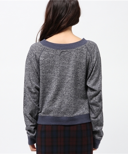 Kastane（カスタネ）の「【Kastane】CA刺繍裏毛プルオーバー（Tシャツ/カットソー・レディース・オフホワイト/ベビーピンク/グレー/ネイビー・FREE）」の11枚目の写真