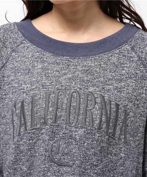 Kastane（カスタネ）の「【Kastane】CA刺繍裏毛プルオーバー（Tシャツ/カットソー・レディース・オフホワイト/ベビーピンク/グレー/ネイビー・FREE）」の12枚目の写真