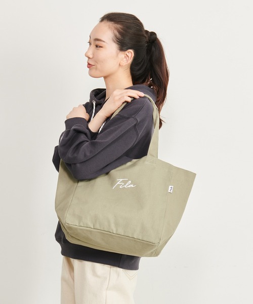 【FILA】Signature PU Square Bag クロスバックトートバッグ FILA】Signature PU Square Bag クロスバックトートバッグ (FILA