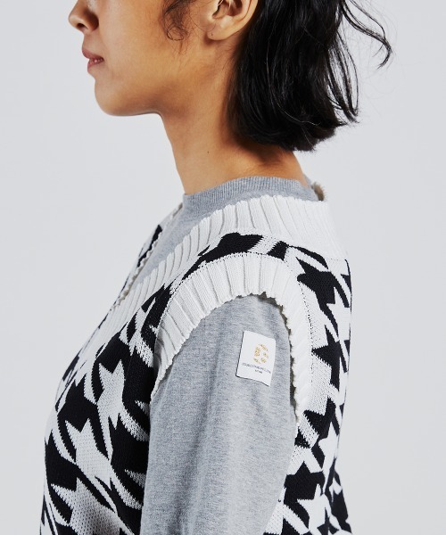 DOUBLE STANDARD CLOTHING(ダブルスタンダードクロージング)の「千鳥格子ショート丈ベスト(ベスト・レディース・その他1/その他2・FREE)」の7枚目の写真