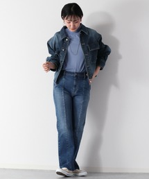 cepo | ビューティーフレアーデニムパンツ　アンクル丈(デニムパンツ)