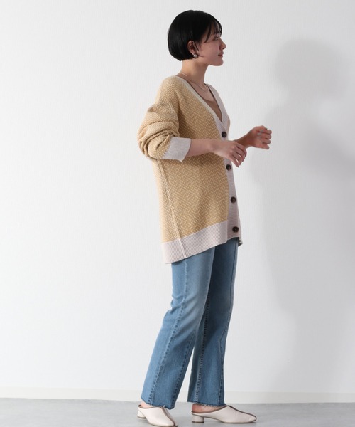 cepo（セポ）の「ビューティーフレアーデニムパンツ　アンクル丈（デニムパンツ・レディース・ブルー系2/ブルー系3/ブラック/ネイビー・S/M/L）」の17枚目の写真