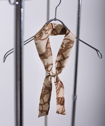 NILWAY | シルキーファブリック総柄スカーフ(バンダナ/スカーフ)