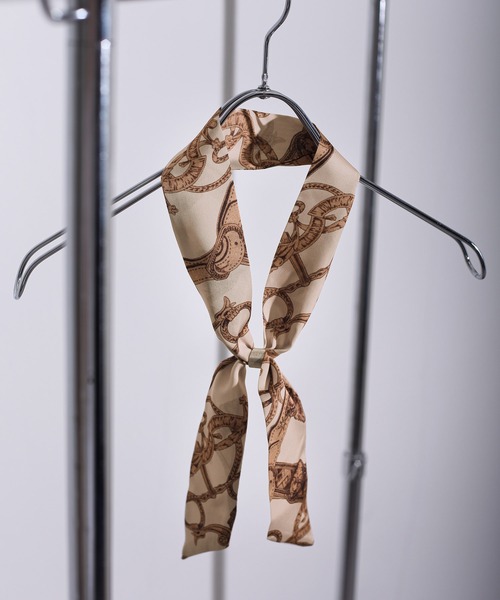 NILWAY（ニルウェイ）の「シルキーファブリック総柄スカーフ（バンダナ/スカーフ・メンズ・A/B/C/D/E/F/G/I/K/L/M/H/J/P/N/O/Q/S/T/R/U/V・FREE）」の7枚目の写真