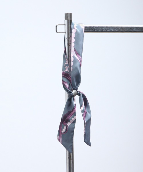 NILWAY（ニルウェイ）の「シルキーファブリック総柄スカーフ（バンダナ/スカーフ・メンズ・A/B/C/D/E/F/G/I/K/L/M/H/J/P/N/O/Q/S/T/R/U/V・FREE）」の8枚目の写真