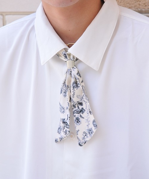 NILWAY（ニルウェイ）の「シルキーファブリック総柄スカーフ（バンダナ/スカーフ・メンズ・A/B/C/D/E/F/G/I/K/L/M/H/J/P/N/O/Q/S/T/R/U/V・FREE）」の13枚目の写真