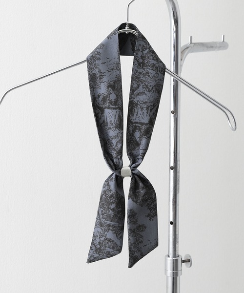 NILWAY（ニルウェイ）の「シルキーファブリック総柄スカーフ（バンダナ/スカーフ・メンズ・A/B/C/D/E/F/G/I/K/L/M/H/J/P/N/O/Q/S/T/R/U/V・FREE）」の16枚目の写真