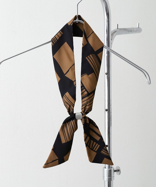 NILWAY（ニルウェイ）の「シルキーファブリック総柄スカーフ（バンダナ/スカーフ・メンズ・A/B/C/D/E/F/G/I/K/L/M/H/J/P/N/O/Q/S/T/R/U/V・FREE）」の19枚目の写真